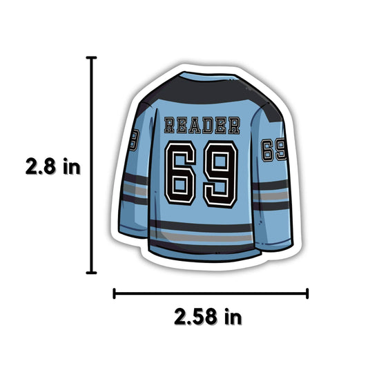 Reader 69 Jersey Sticker