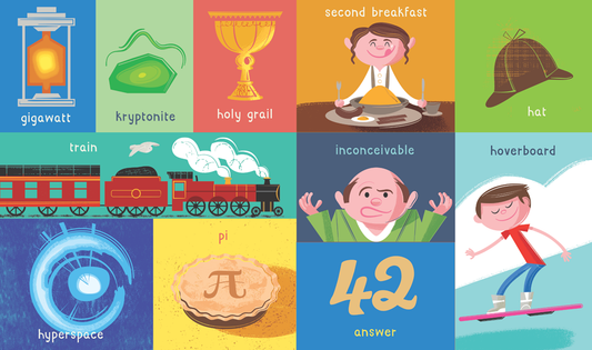 100 First Words for Little Geeks - Kids Book