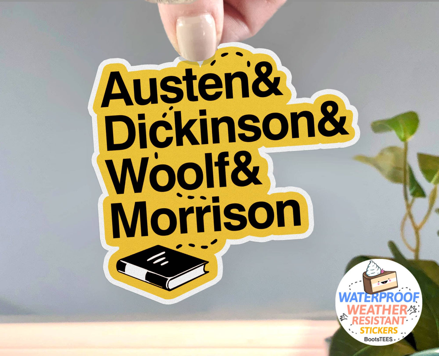 Female Authors Sticker 3" Classic Literature Bookstore Decal