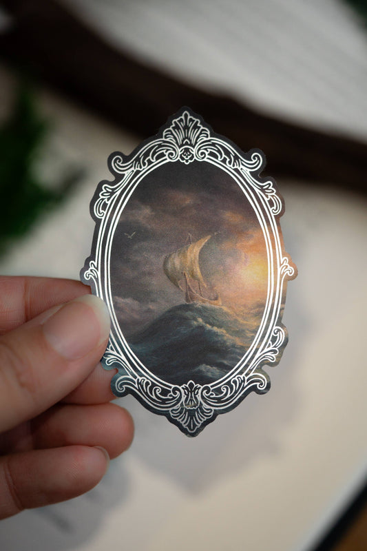 The Voyage Vinyl Sticker- Bookish Kindle Sticker