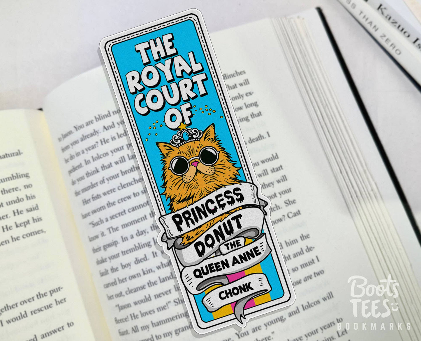 Dungeon Crawler Carl Bookmarks, 6" Princess Donut, Reading : The Royal Court Bookmark