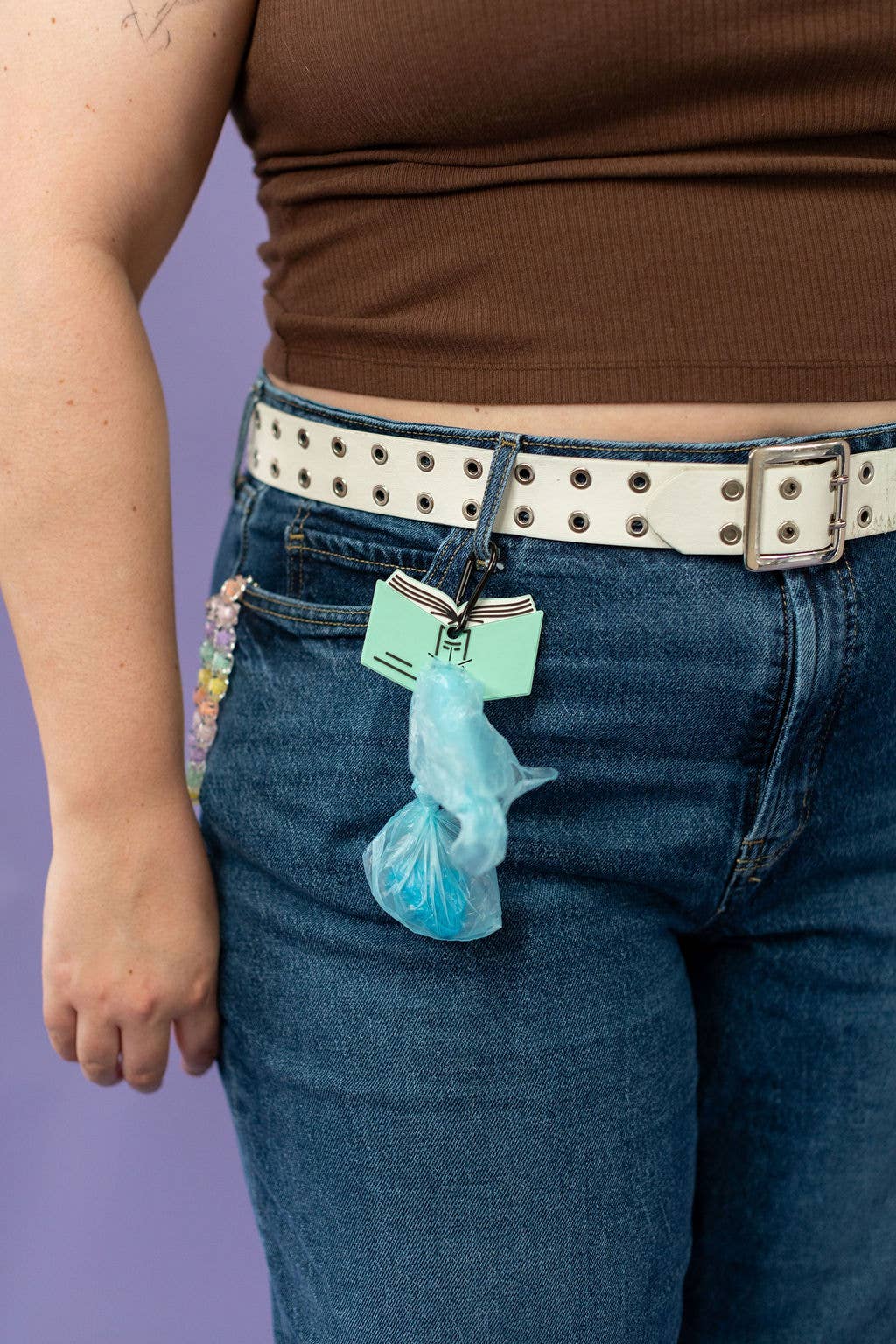 Pup Fiction Poo Pal – Book-Themed Dog Poop Bag Leash Holder