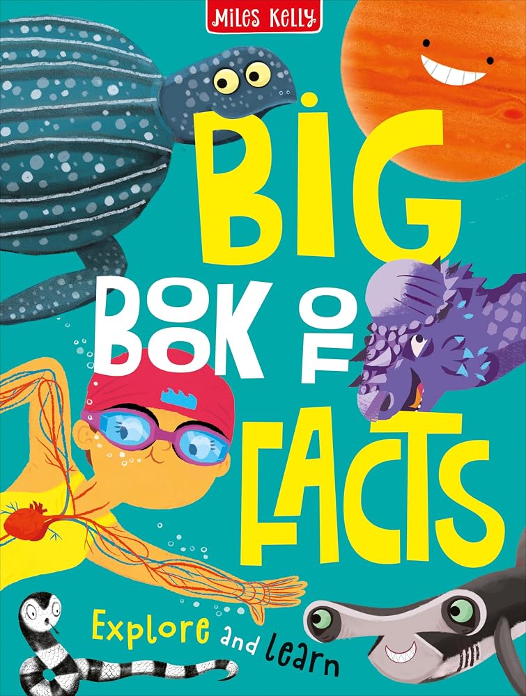 Big Book of Facts: An inviting illustrated learning book for children ages 5+ covering animals, dinosaurs, space, and more cover image