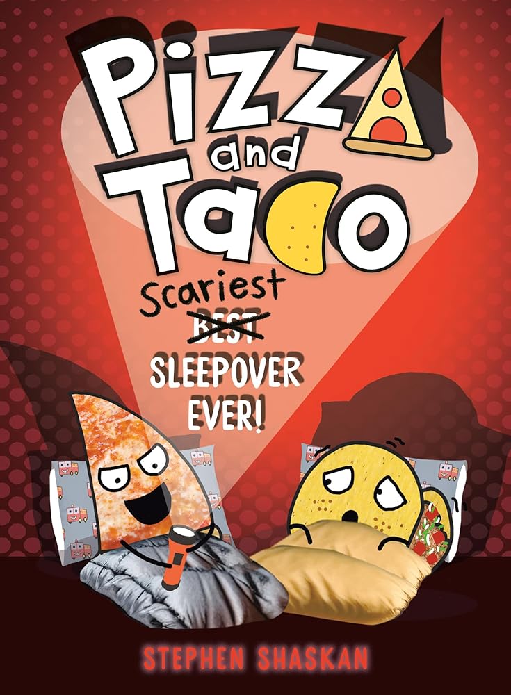 Pizza and Taco: Scariest Sleepover Ever!: (A Graphic Novel) cover image