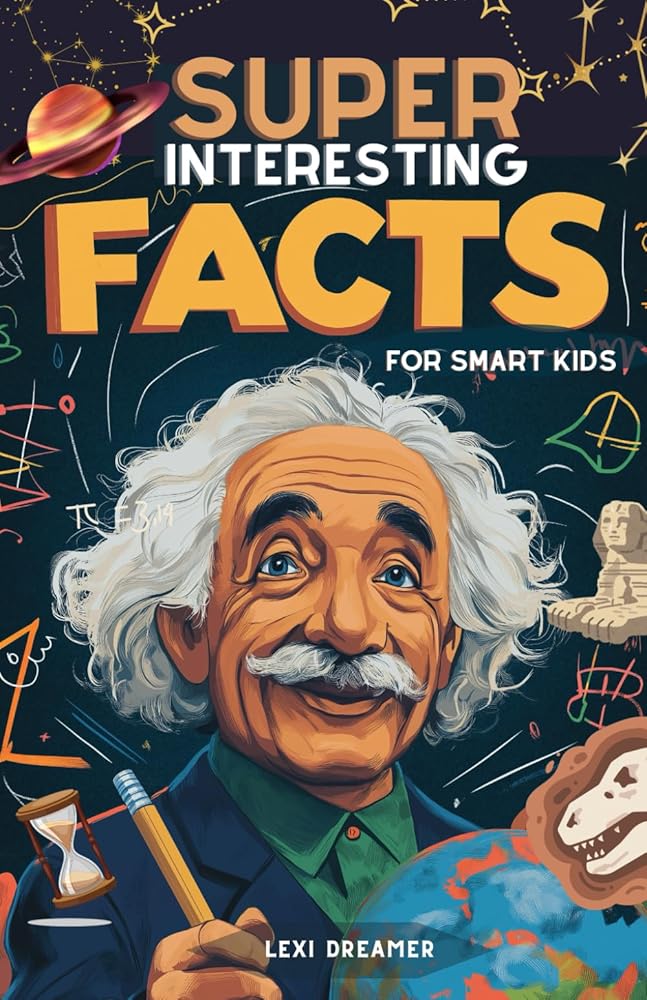 Super Interesting Facts for Smart Kids: Exciting Quiz and Incredible Facts About History, Science, Inventions, and More – 100 Fun Trivia Questions for Clever Kids (Ages 8-12) and the Whole Family! cover image