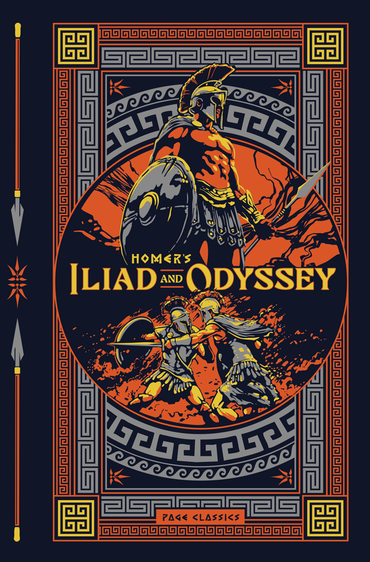 Homer's The Iliad and The Odyssey (Deluxe Hardcover)