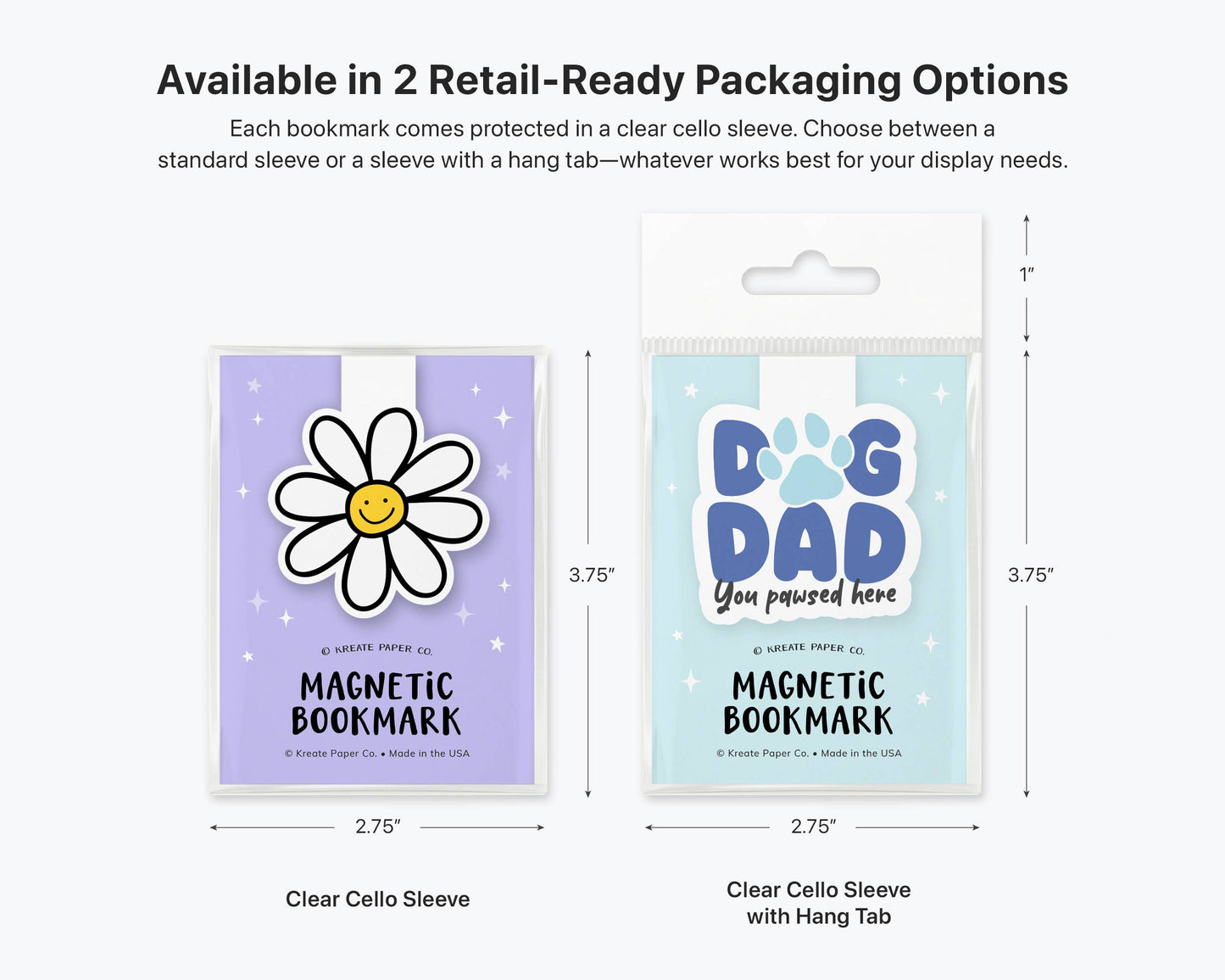 Magnetic Bookmarks, Antisocial Reading - Leave Me Alone: Clear Cello Sleeve