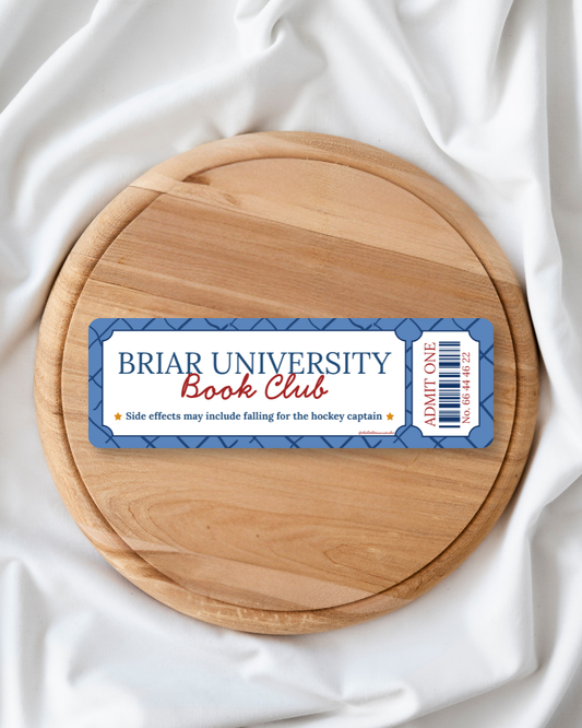 Briar University Book Club Bookmark