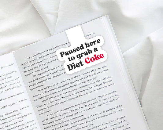 Diet Coke Bookmark, Book Shop Gifts, Bookmarks: Clear Cello Sleeve