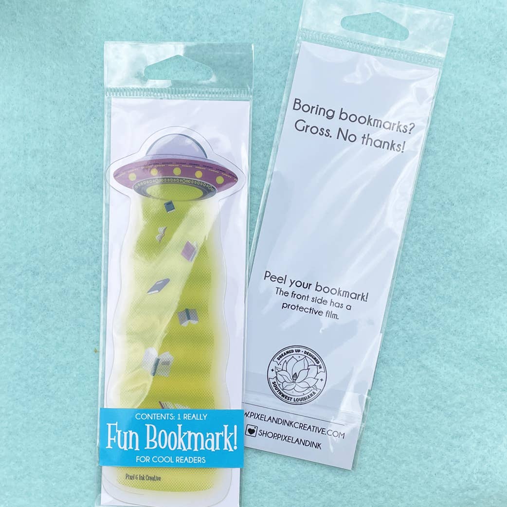 UFO Bookmark – A Sci-Fi Spin on Bookish Fun