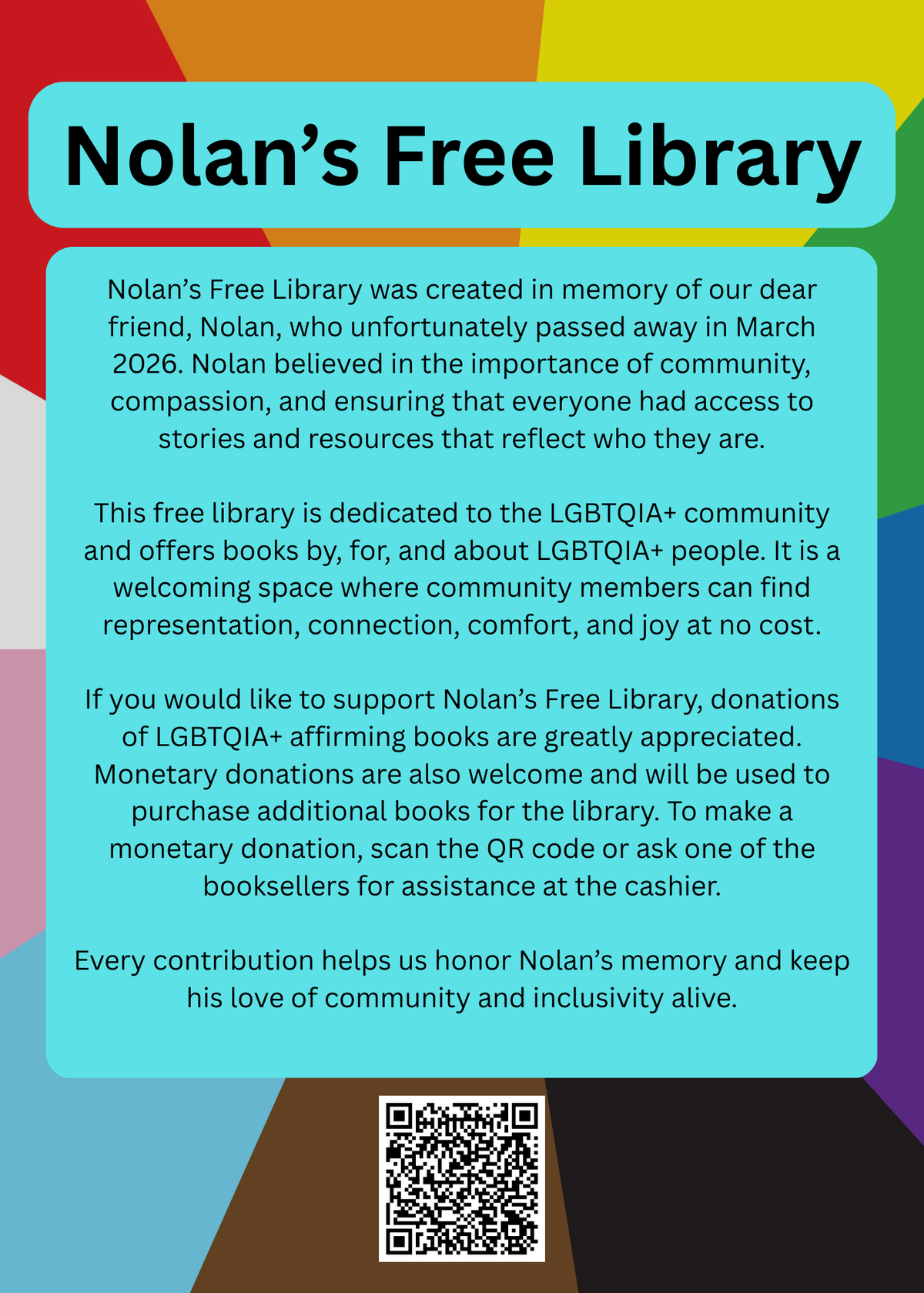 Nolan's Free Library Wish List