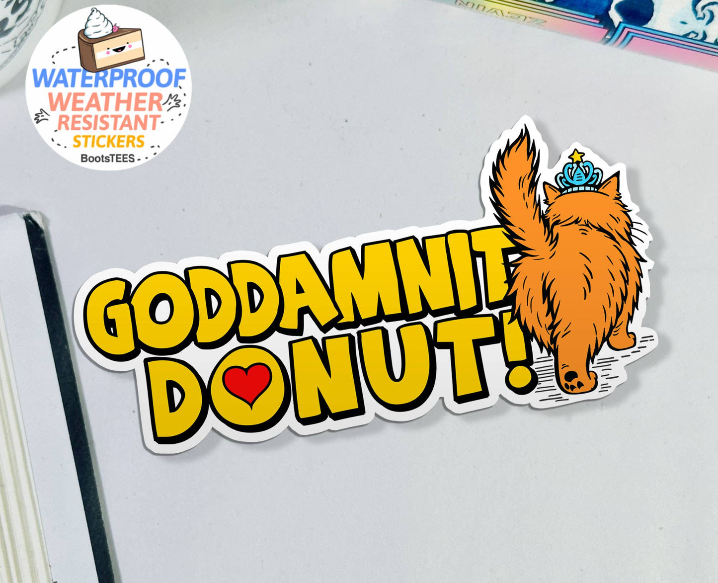 Dungeon Crawler Carl Stickers 3" Princess Donut Quote Decals: The Royal Court Stickers