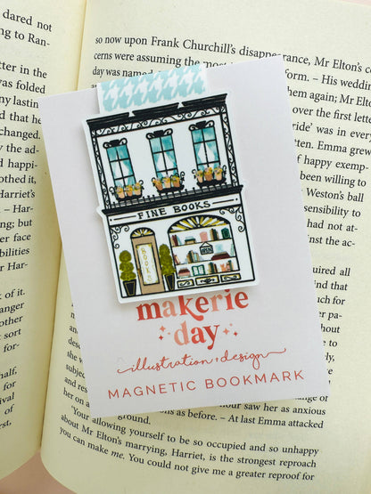 Book Shop Magnetic Bookmark