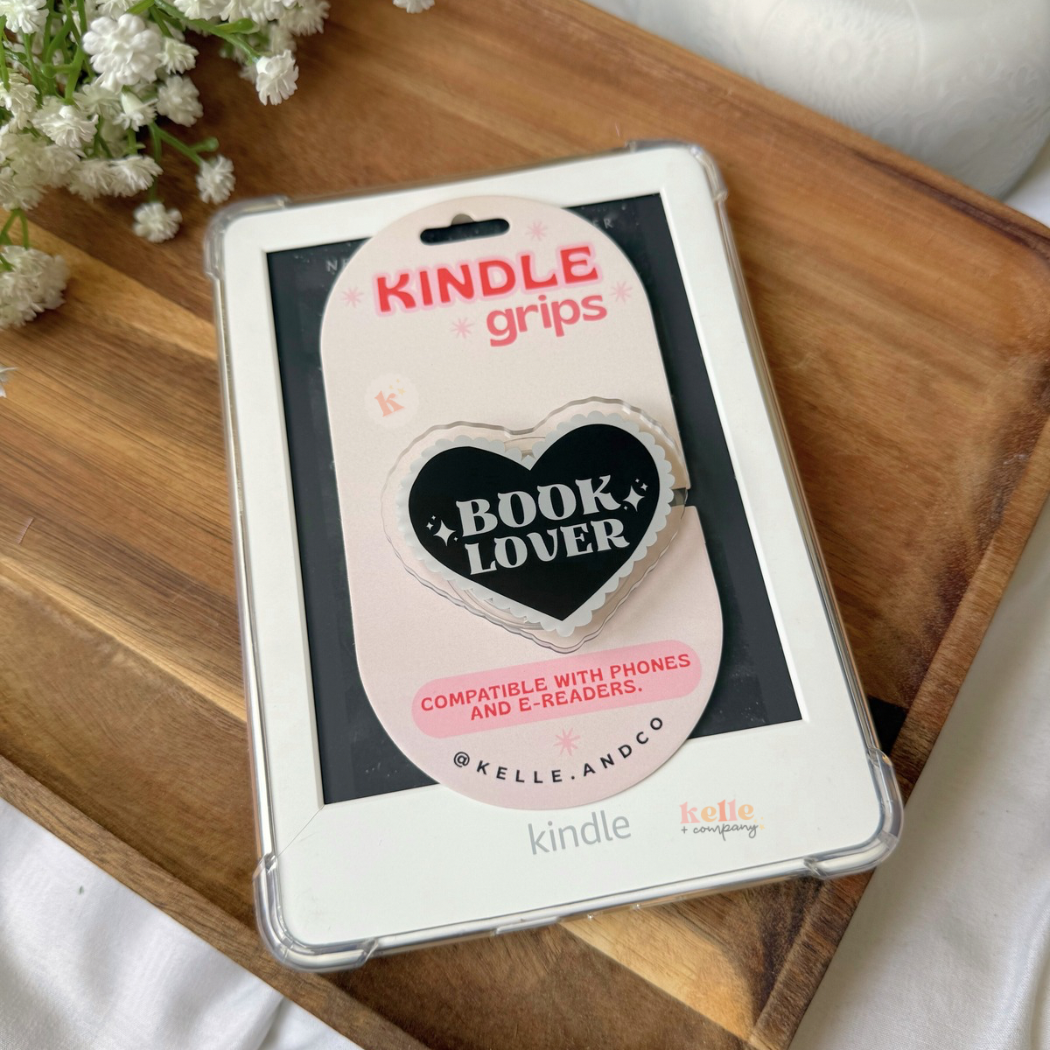 Book lover Kindle accessories | kindle grip | kindle case: Regular Grip