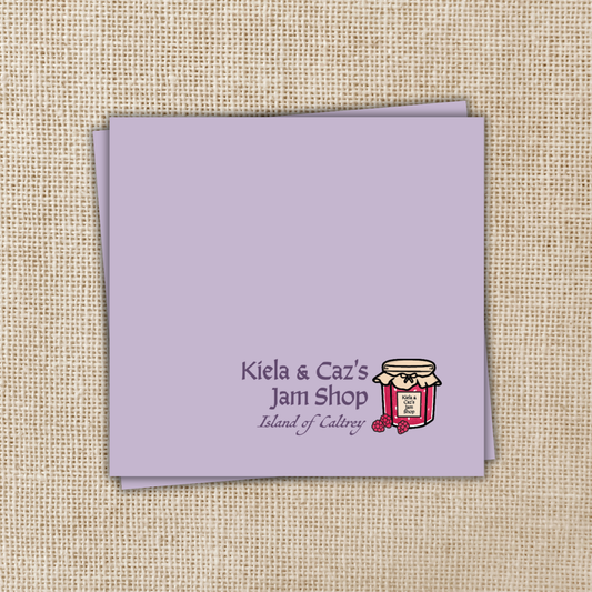 Kiela & Kaz's Jam Shop Sticky Notes | The Spellshop