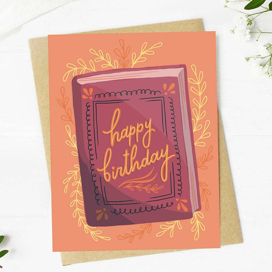 Happy Birthday Bookish Greeting Card