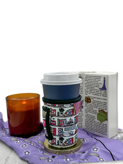 Romance Bookshelf Drink Sleeve: Small
