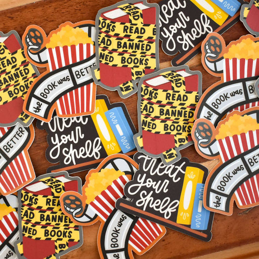 Read Banned Books Sticker | Bookish Vinyl Sticker