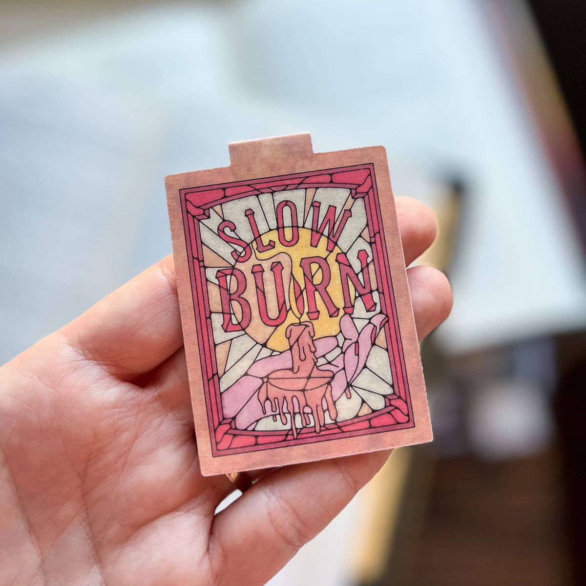 Book Tropes Slow Burn Magnetic Bookmark Book Lover Gift