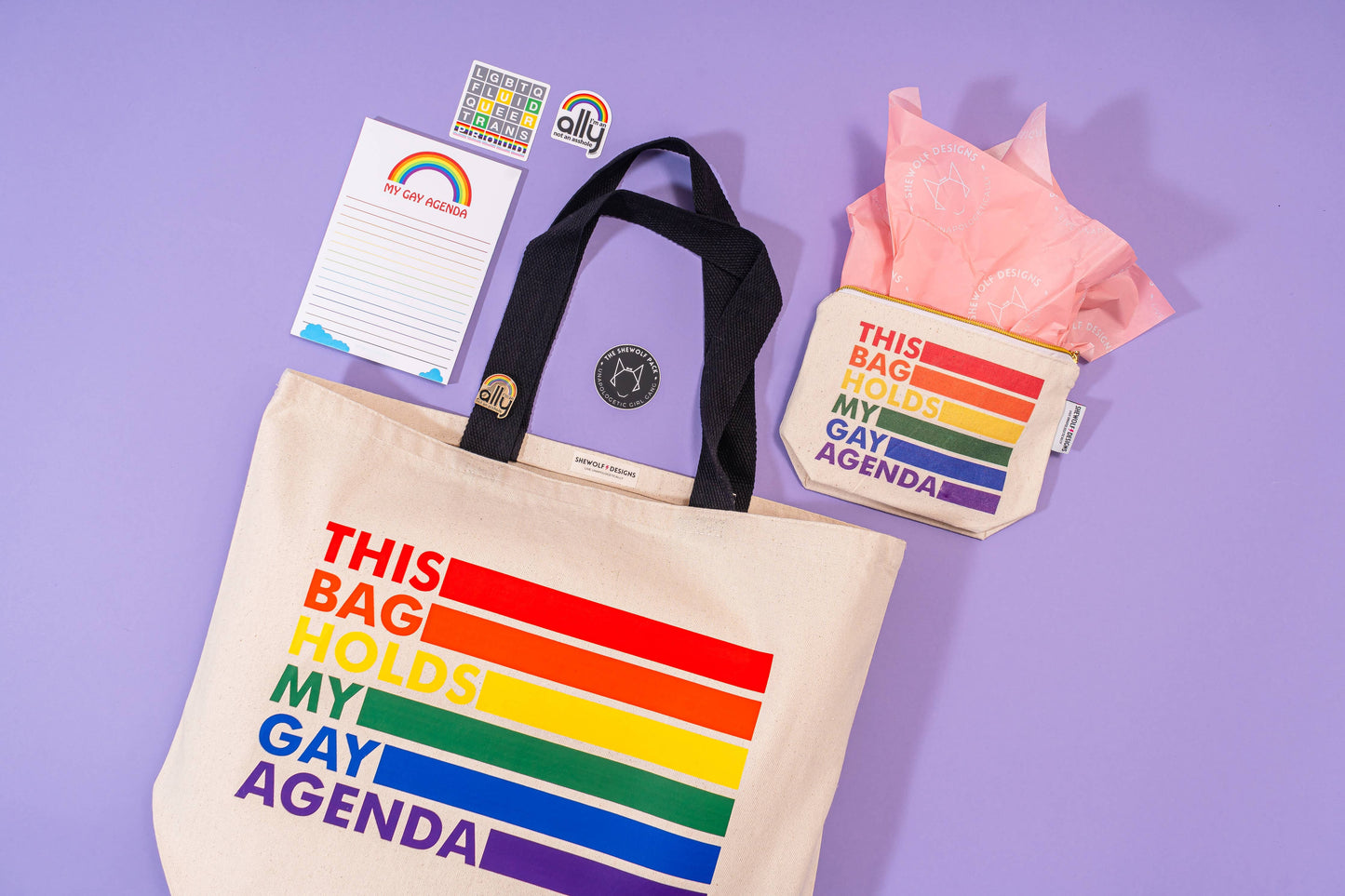 Sticker: I'm an Ally, Not an Asshole / Support Trans Rights