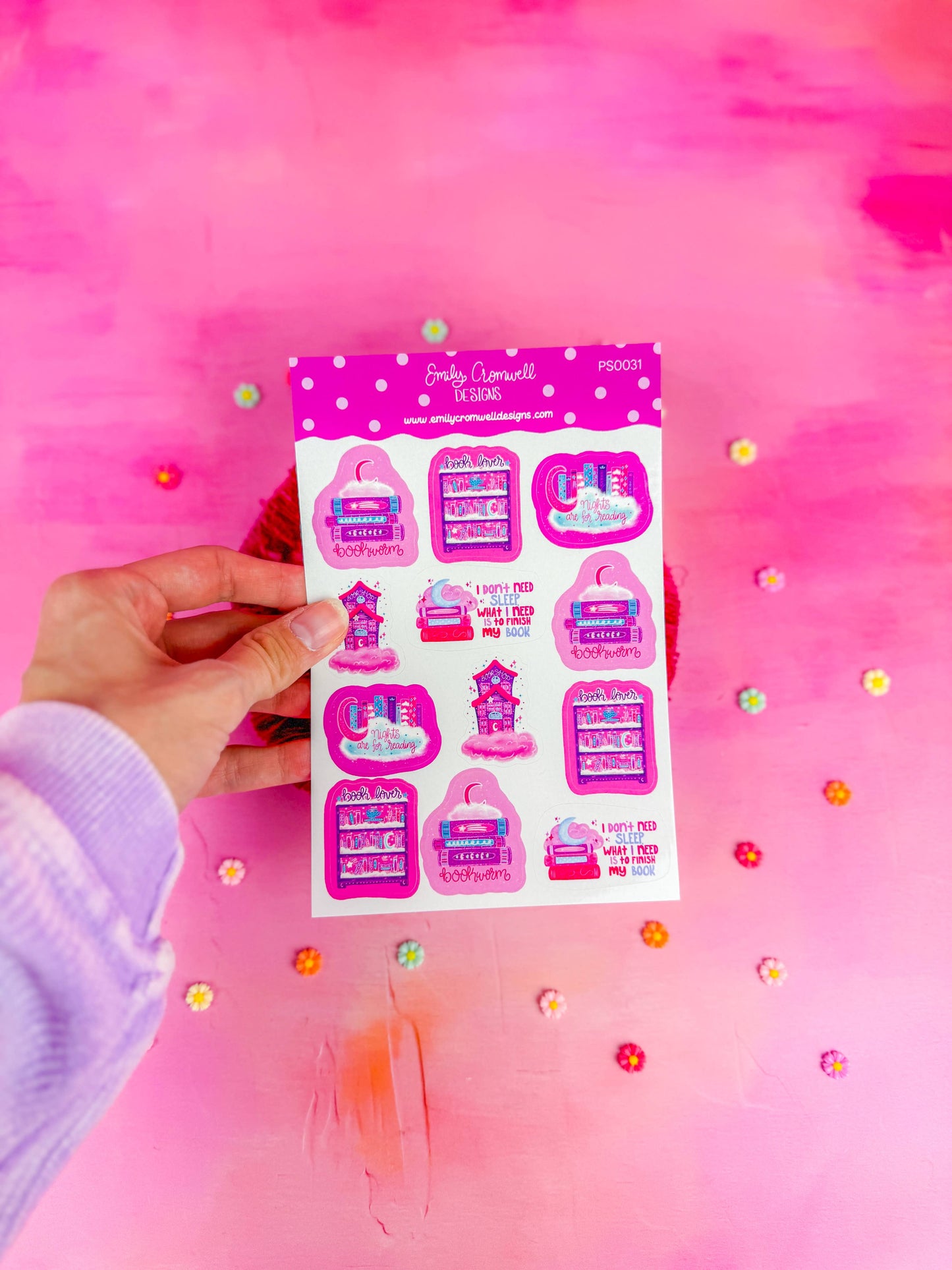 Bookish Dreams Planner Stickers PS0031
