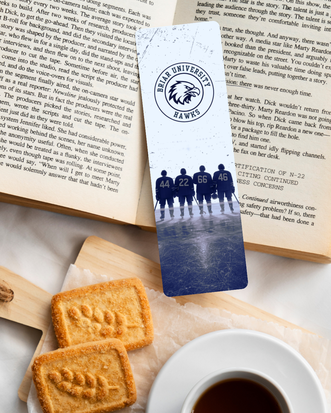 Briar University Hawks Bookmark