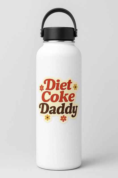 Diet Coke Daddy Vinyl Sticker - Waterproof Matte F