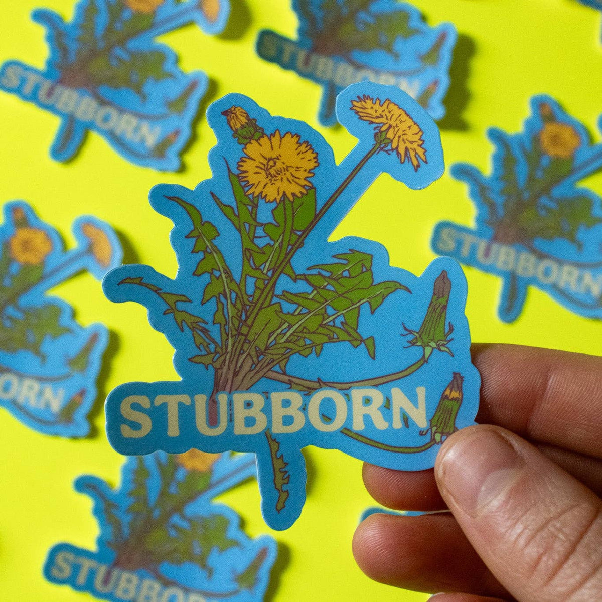Stubborn Dandelions Vinyl Sticker