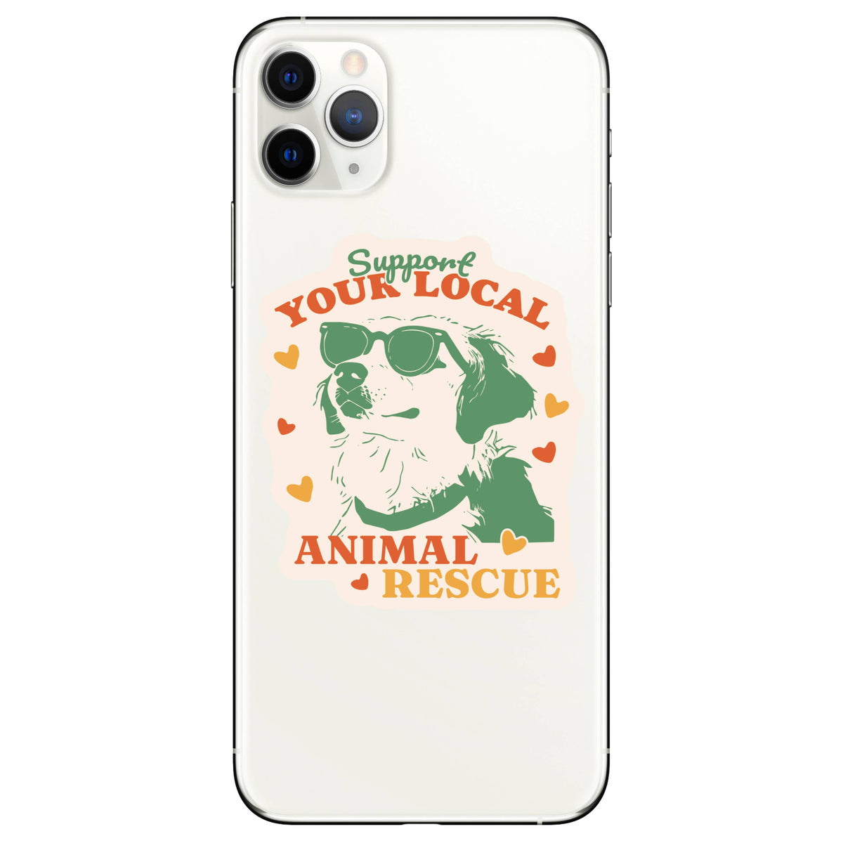 Support Your Animal Rescue High Quality Vinyl Sticker
