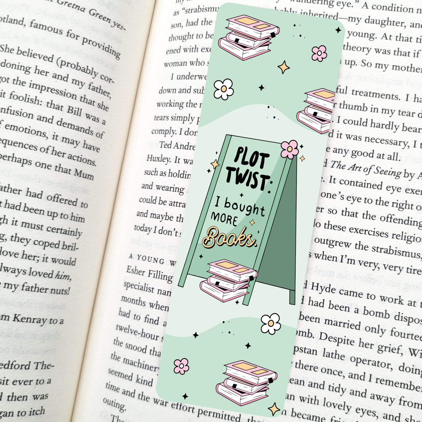 Plot Twist Bookmark | Bookish Reads