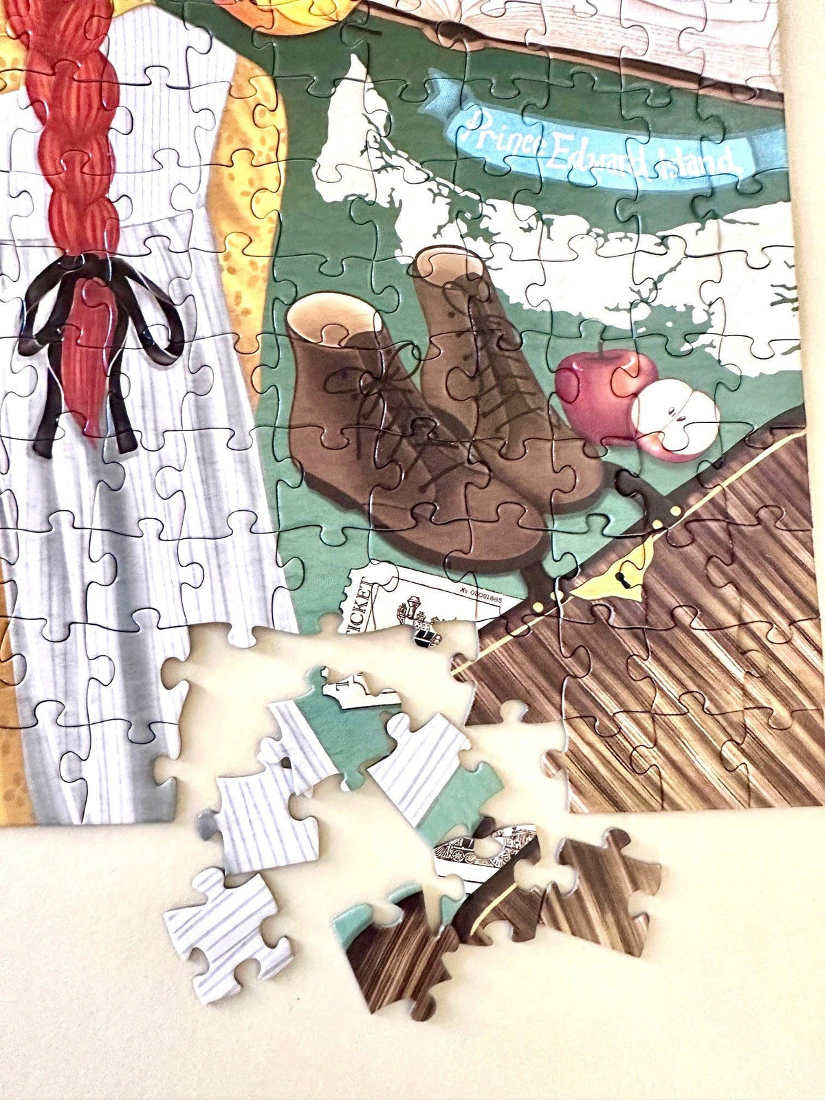 NEW! ANNE OF GREEN GABLES - 500 PIECE PUZZLE BOOK SET