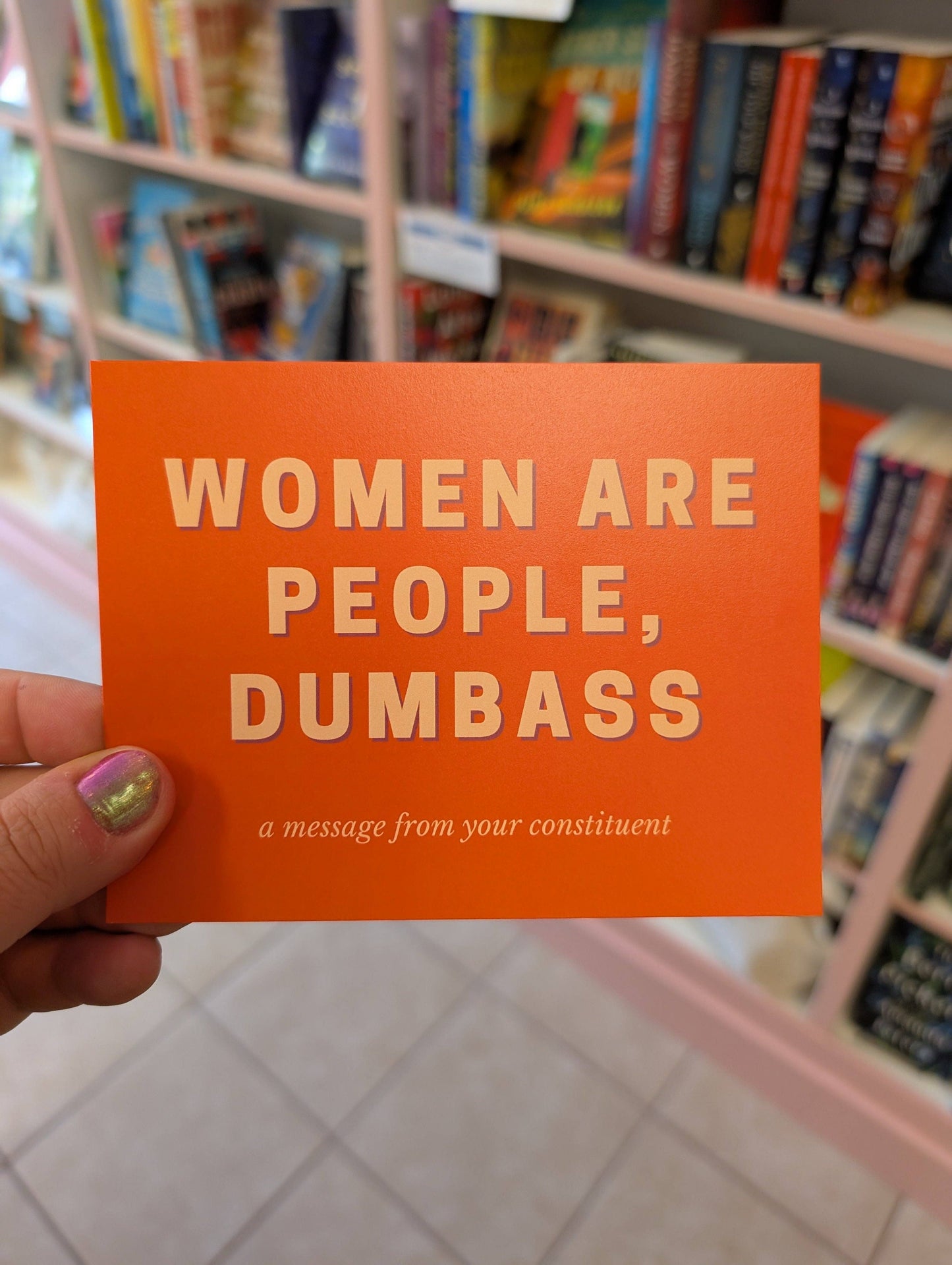 Women Are People, Dumbass