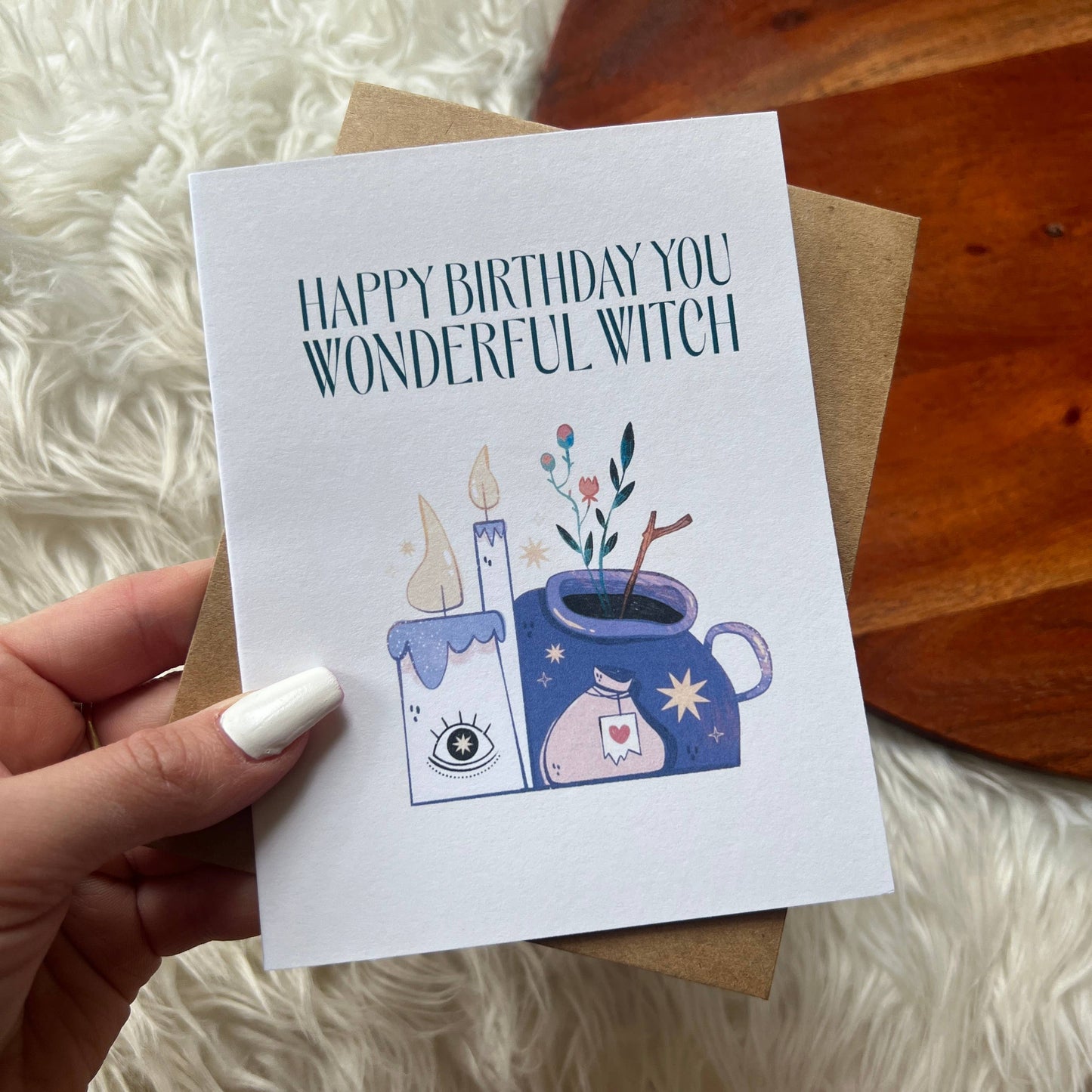 "Happy Birthday You Wonderful Witch" Birthday Card
