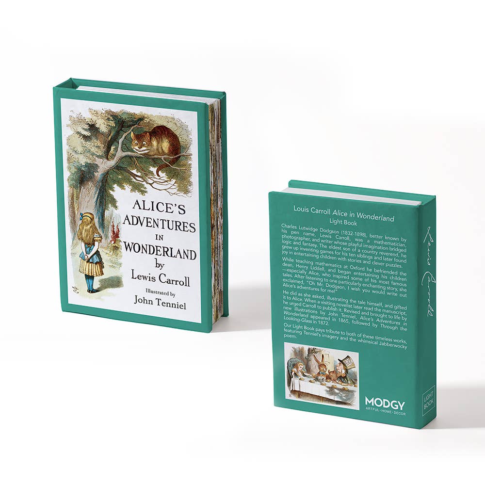 Modgy Light Book - Lewis Carroll Alice in Wonderland