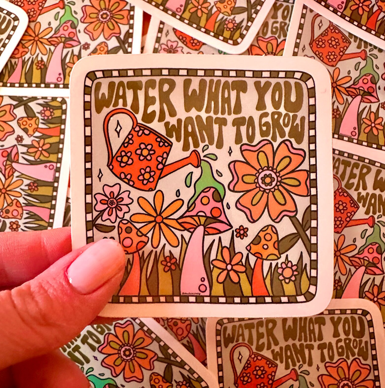 Water You Want to Grow Sticker