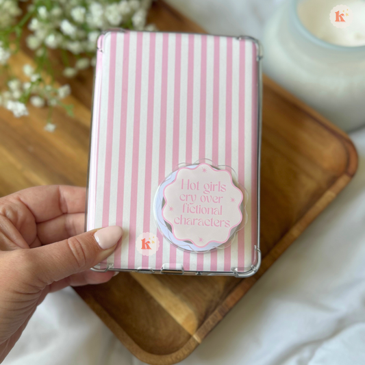 Kindle grip | Crying over fictional characters | kindle case: Regular Grip