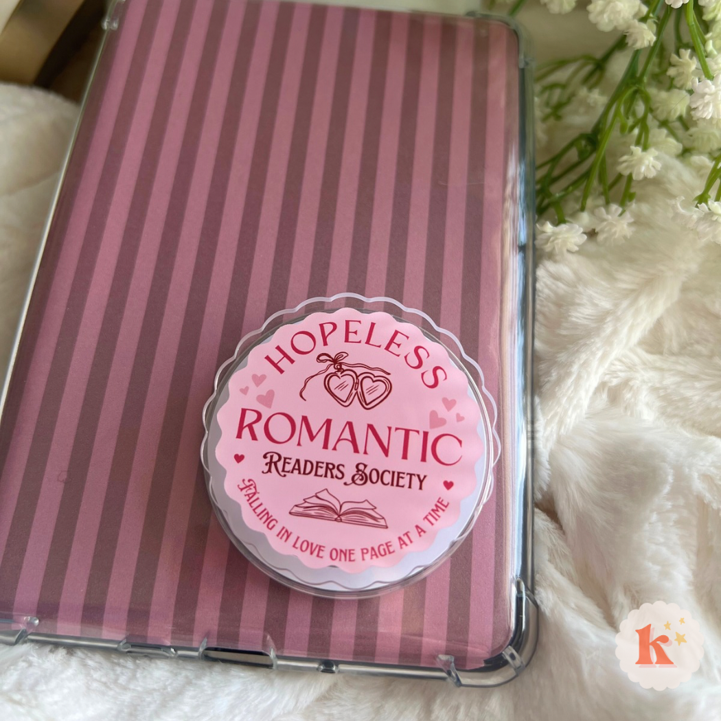 Kindle accessories | bookish kindle grip | Romance books: Regular Grip