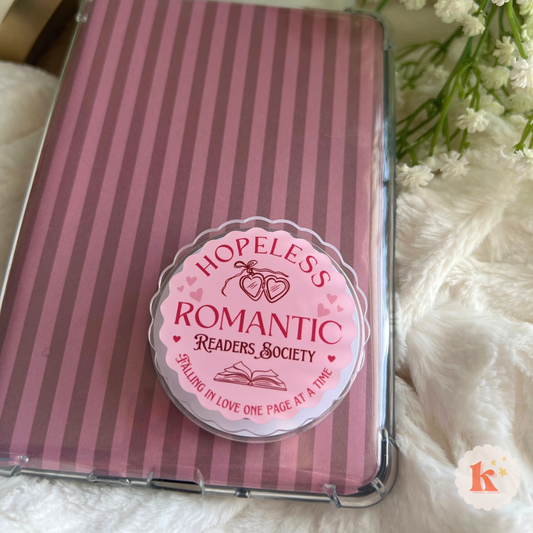 Kindle accessories | bookish kindle grip | Romance books: Regular Grip