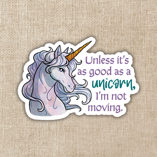 As Good as a Unicorn Sticker | The Spellshop