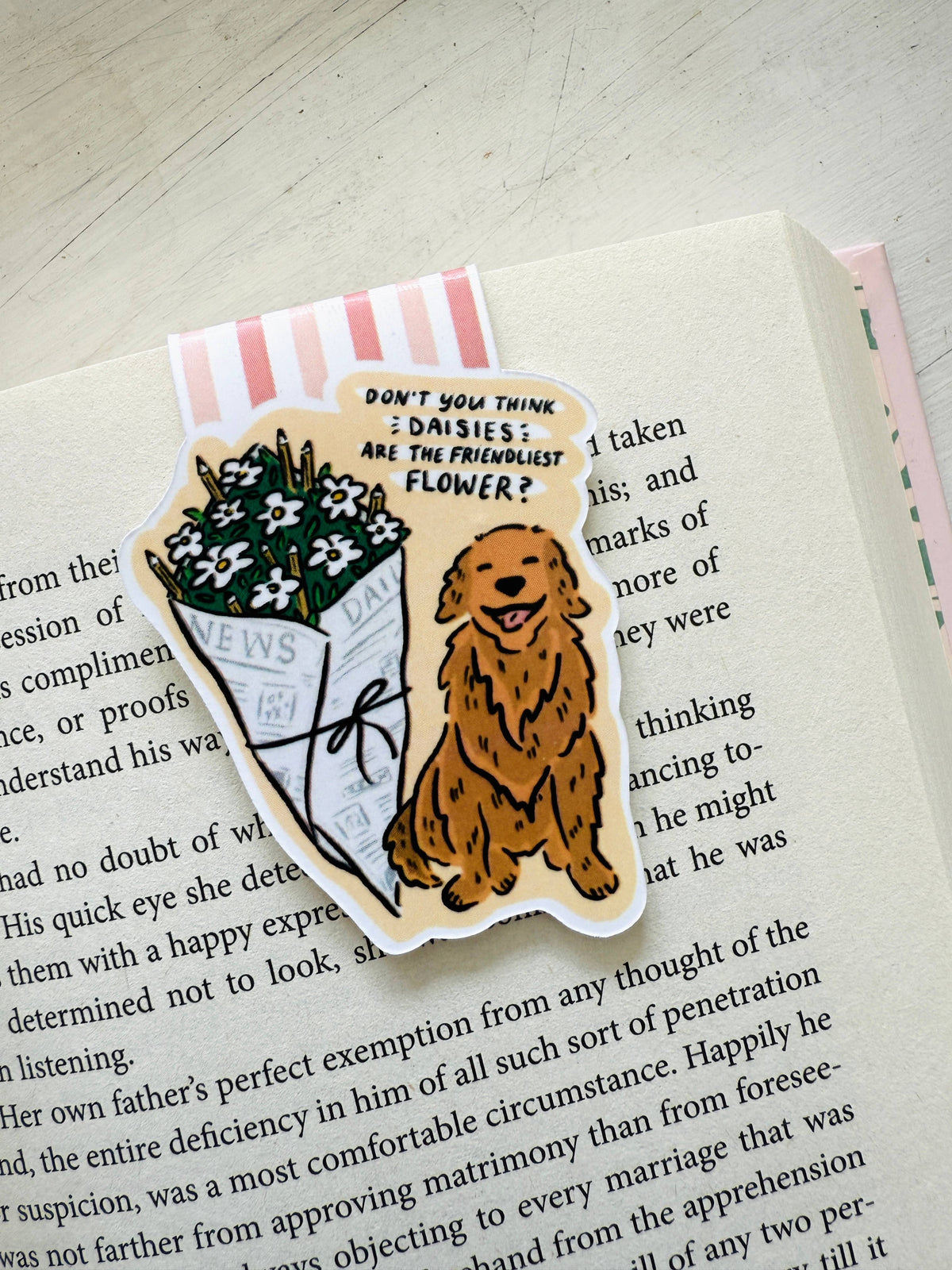You've Got Mail | Golden Retriever Magnetic Bookmark