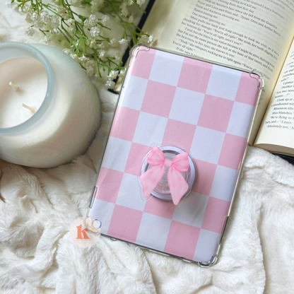 Pink coquette bow kindle grip | kindle accessories | books: Regular Grip