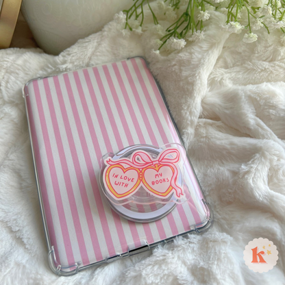 Kindle accessories | bookish kindle grip | kindle case stand: Regular Grip
