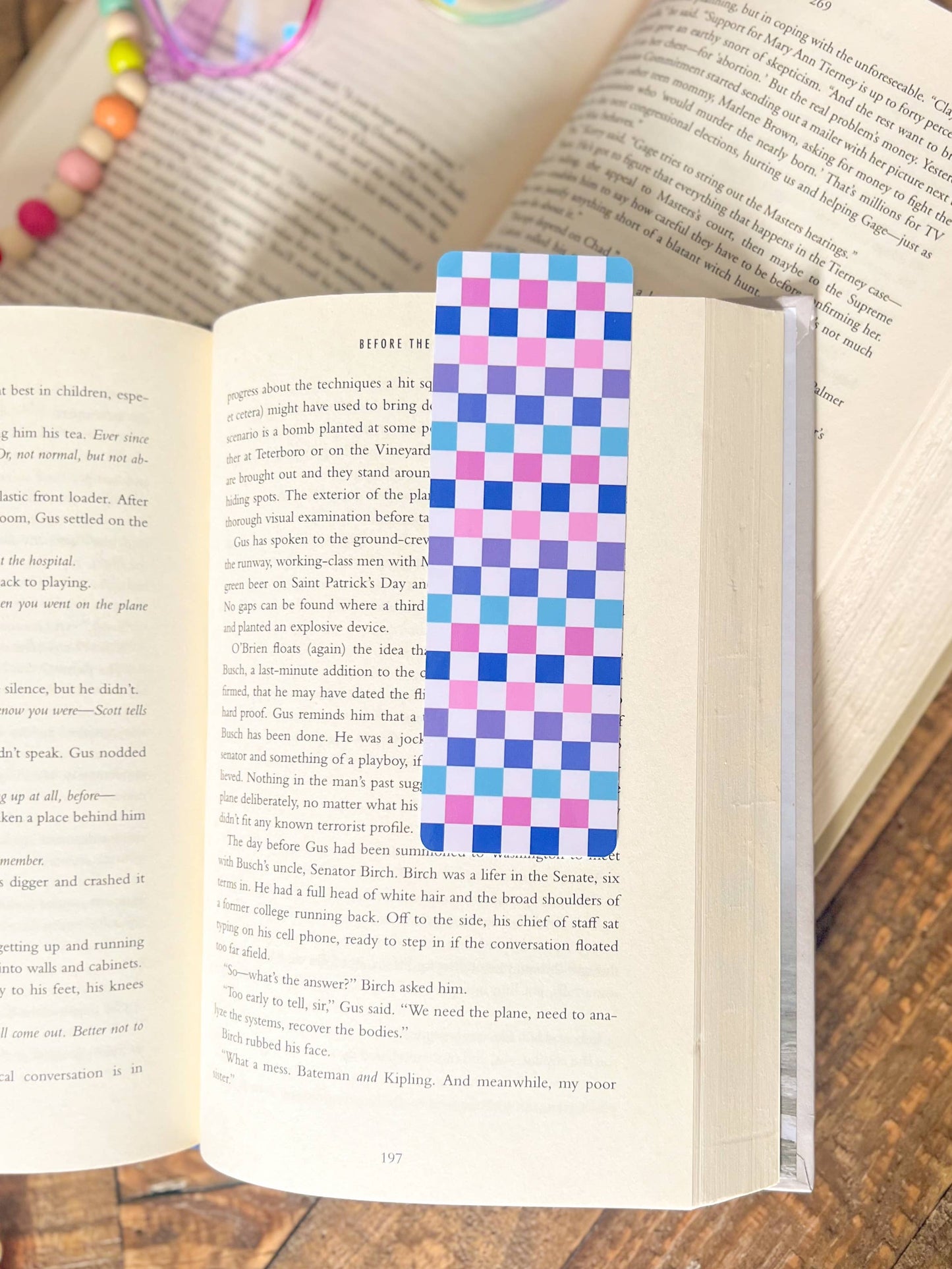 Book Trope Bookshelf Bookmark Set, Cool Tone: Glossy - Laminated / Book Tropes