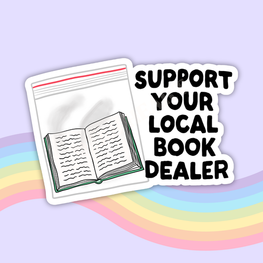 Support Your Local Book Dealer Sticker