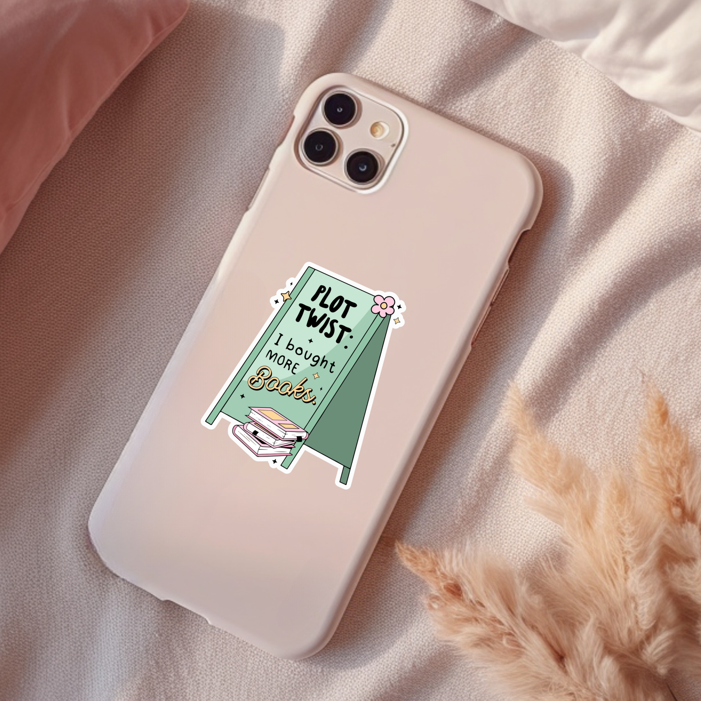 Plot Twist Vinyl Sticker  