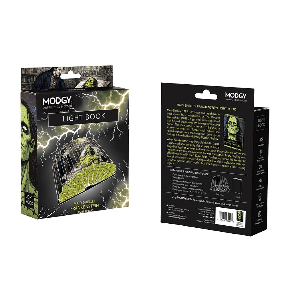 Modgy Light Book - Mary Shelley Frankenstein