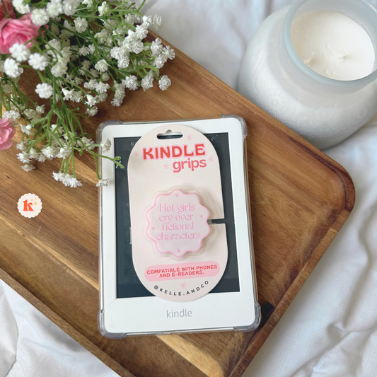 Kindle grip | Crying over fictional characters | kindle case: Regular Grip