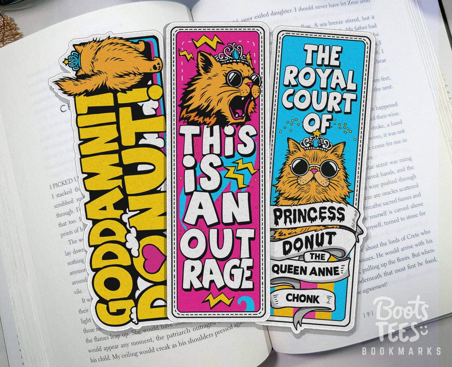 Dungeon Crawler Carl Bookmarks, 6" Princess Donut, Reading : The Royal Court Bookmark