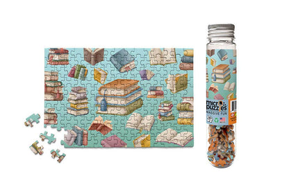 Book Collage back to school mini jigsaw puzzles