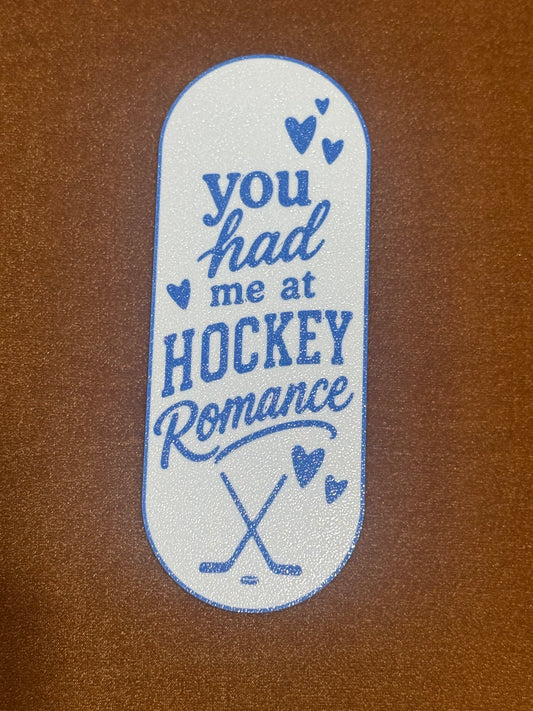 Plot Twist Prints: You Had me at Hockey Romance Bookmark